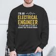 Soy Ingeniero Eléctrico Ingeniería Gracioso Electricista Camisa de entrenamiento Regalos para ancianos
