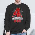 Spider 4Th Birthday Boy Spider Theme Birthday Boy 4 Year Sweatshirt Gifts for Old Men