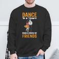 Square Dance Tanz In Einem Quadrat Bilde Einen Freundeskreis German Sweatshirt Geschenke für alte Männer