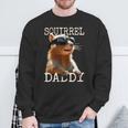 Squirrel Daddy Papa Dad Father's Day Squirrel Father Sweatshirt Gifts for Old Men