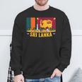 Sri Lanka Flag And Friendship Sweatshirt Geschenke für alte Männer