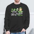 St Patty's Day Pat Mccrotch Irish Pub Lucky Clover Sweatshirt Gifts for Old Men