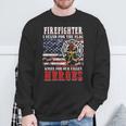 Standkneel Firefighter Sweatshirt Gifts for Old Men