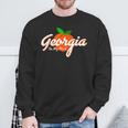 State Of Georgia On My Mind Souvenir Sweatshirt Gifts for Old Men