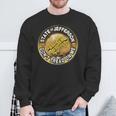 State Of Jefferson Gold Pan Don't Tread On Me Sweatshirt Gifts for Old Men