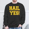 State Of Michigan Hail Ann Arbor Yes U M Aa Sweatshirt Gifts for Old Men