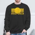 Stay Gold Ponyboy Outsiders Book Movie Novel Retro Sweatshirt Gifts for Old Men