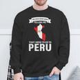 Stimme Sagt Mir Dass Ich Nach Peru Peru Gehen Muss Sweatshirt Geschenke für alte Männer