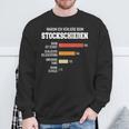 Stockschießen Eisstock Stockschütze Eisstockschießen Sweatshirt Geschenke für alte Männer