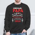 Stolzer Papa Einer Tollen Graduate Class Of 2024 Sweatshirt Geschenke für alte Männer