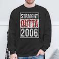 Straight Outta 2006 Vintage Birthday Party N Sweatshirt Gifts for Old Men