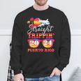 Straight Trippin' 2024 Family Vacation Puerto Rico Matching Sweatshirt Gifts for Old Men