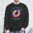 Sun Moon Earth Harmony Eclipse 2024 Sweatshirt Gifts for Old Men