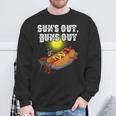 Suns Out Hot Dog Buns Out Sausage Bbq Food Barbecue Sweatshirt Gifts for Old Men