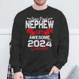 Super Proud Nephew Of A 2024 Graduate 24 Graduation Sweatshirt Gifts for Old Men