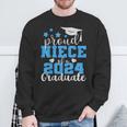Super Proud Niece Of 2024 Graduate Awesome Family College Sweatshirt Gifts for Old Men