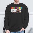 Support Squad Autism Awareness Multicolor Ribbon Sweatshirt Gifts for Old Men