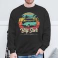 Surfer Big Sur California Beach Vintage Van Surf Sweatshirt Gifts for Old Men