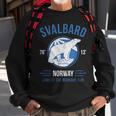 Svalbard Polar BearNorway Northern Lights Sweatshirt Gifts for Old Men