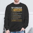 Taurus Horoscope Lover Zodiac Astrological Sign Sweatshirt Gifts for Old Men