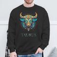 Taurus Zodiac Star Sign Personality Sweatshirt Gifts for Old Men