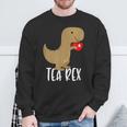 Tea Rex Cute Tyrannosaurus Dino Sweatshirt Geschenke für alte Männer