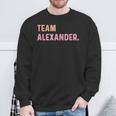 Team Alexander Sweatshirt Geschenke für alte Männer