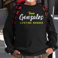 Team Gonzales Lifetime Member Surname Birthday Wedding Name Sweatshirt Gifts for Old Men