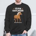 Team Haflinger Unserherzenspony Haflinger Pony Sweatshirt Geschenke für alte Männer