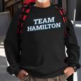Team Hamilton Relatives Last Name Family Matching Sweatshirt Gifts for Old Men