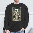 Team Trash Tarot Card Opossum Witchcraft Goth Possum Racoon Sweatshirt Gifts for Old Men