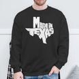 Texas Map Made In Texas Throwback Classic Sweatshirt Gifts for Old Men