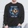 Texas Solar Eclipse 2024 Starry Night Solar Eclipse 2024 Sweatshirt Gifts for Old Men