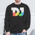 Texto De Dj Con Ecualizador De Coloración Led Para Discjockey Dj Camisa de entrenamiento Regalos para ancianos