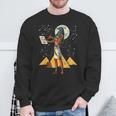 Thoth Egyptian God Ancient Egyptian Pyramids Ankh Symbol Sweatshirt Gifts for Old Men
