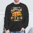 Today Is National Hot Dog Day Hot DogSweatshirt Gifts for Old Men