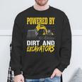 Toddler Construction Vehicle Excavator Sweatshirt Gifts for Old Men