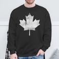 Toronto Canada Maple Leaf Distressed Vintage Retro Fan Sweatshirt Gifts for Old Men