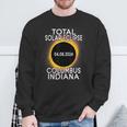 Total Solar Eclipse 2024 Columbus Indiana Path Of Totality Sweatshirt Gifts for Old Men