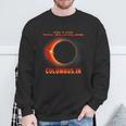 Total Solar Eclipse 2024 Columbus Indiana Sweatshirt Gifts for Old Men