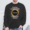 Total Solar Eclipse 2024 Findlay Ohio Sun Moon Totality Sweatshirt Gifts for Old Men