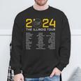 Total Solar Eclipse 2024 The Illinois Tour Totality Path Sweatshirt Gifts for Old Men Total Solar Eclipse 2024 The Illinois Tour Totality Path Sweatshirt Gifts for Old Men