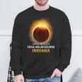 Total Solar Eclipse 2024 Indiana April 8 America Totality Sweatshirt Gifts for Old Men