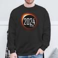 Total Solar Eclipse 2024 Totality Usa Spring April 8 2024 Sweatshirt Gifts for Old Men