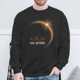 Total Solar Eclipse 4082024 San Antonio Texas Sweatshirt Gifts for Old Men