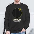 Total Solar Eclipse Canton 2024 Ohio Canton Eclipse Sweatshirt Gifts for Old Men