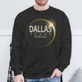 Total Solar Eclipse Dallas Texas April 8 2024 Eclipse Sweatshirt Gifts for Old Men