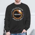 Total Solar Eclipse Path Of Totality April 8Th 2024 Indiana Sweatshirt Gifts for Old Men