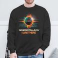 Total Solar Eclipse Retro Niagara Falls New York Ny Sweatshirt Gifts for Old Men