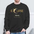 Total Solar Eclipse Texas Totality Usa April 8Th 2024 Texas Sweatshirt Gifts for Old Men